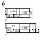 京都市伏見区向島二ノ丸町 2階建 築54年のイメージ