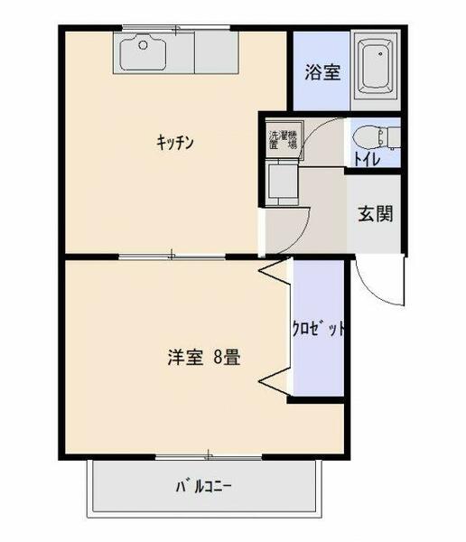 リル・アリュール 110｜大分県別府市野口元町(賃貸アパート1DK・1階・49.00㎡)の写真 その2