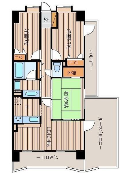 ネオグランデ新古川 905｜宮城県大崎市古川旭１丁目(賃貸マンション3LDK・9階・71.30㎡)の写真 その2