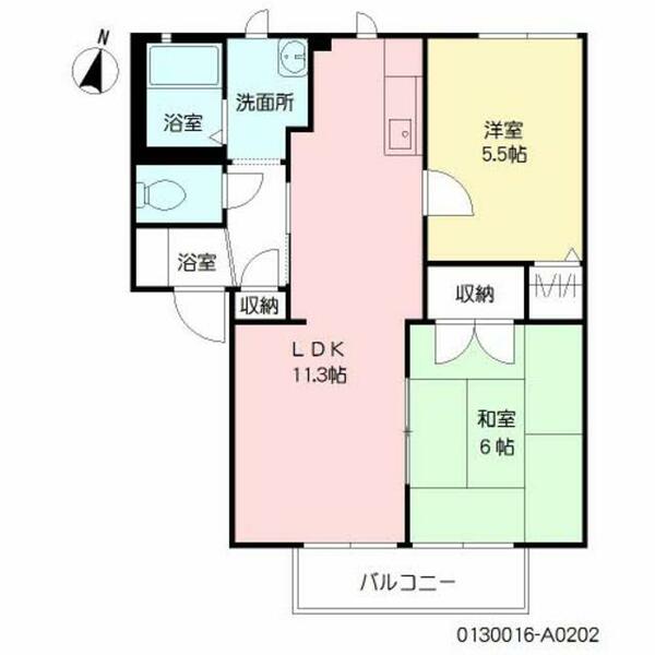 ドミールＩＤＡ A0202｜熊本県熊本市北区西梶尾町(賃貸アパート2LDK・2階・50.78㎡)の写真 その2