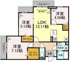 グラナーデ目白御留山 208 ｜ 東京都新宿区下落合４丁目（賃貸アパート3LDK・2階・67.77㎡） その2