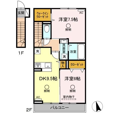 同じ建物の物件間取り写真 - ID:243006080459