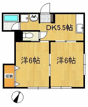 ライトハウス柏木｜宮城県仙台市青葉区柏木２丁目(賃貸アパート2DK・1階・42.00㎡)の写真 その2