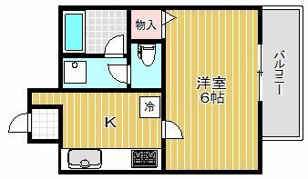 レジデンスササキ 208｜宮城県仙台市青葉区台原５丁目(賃貸マンション1K・2階・28.08㎡)の写真 その2