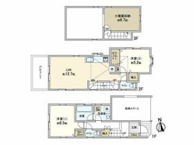 東海岸南１丁目戸建  ｜ 神奈川県茅ヶ崎市東海岸南１丁目（賃貸一戸建2LDK・--・68.02㎡） その2