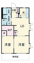 神奈川県横浜市戸塚区下倉田町（賃貸アパート2LDK・1階・49.50㎡） その2