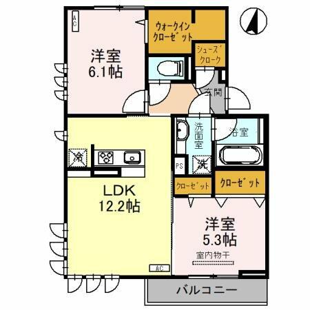 同じ建物の物件間取り写真 - ID:211046085480