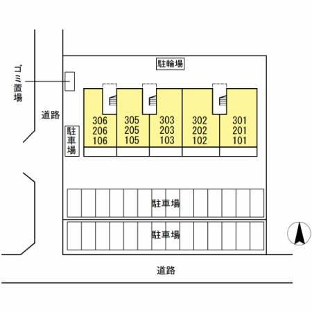 プレミアム八番館　大和 303｜大分県別府市京町(賃貸アパート1LDK・3階・48.90㎡)の写真 その13