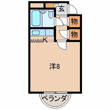 プルミエールメゾン日前宮｜和歌山県和歌山市秋月(賃貸マンション1R・5階・21.80㎡)の写真 その2