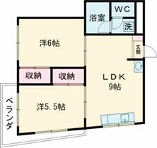 ＳＫリェージュ 102 ｜ 東京都昭島市玉川町２丁目（賃貸マンション2LDK・1階・43.74㎡） その2