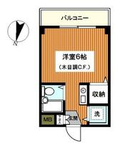 神奈川県横浜市保土ケ谷区岩井町（賃貸マンション1R・3階・18.40㎡） その2