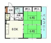 広島市安佐北区落合２丁目 3階建 築37年のイメージ