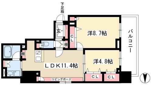 同じ建物の物件間取り写真 - ID:223030149852