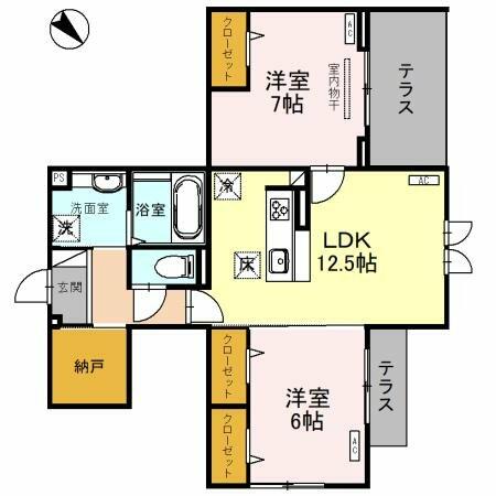 同じ建物の物件間取り写真 - ID:211046593181