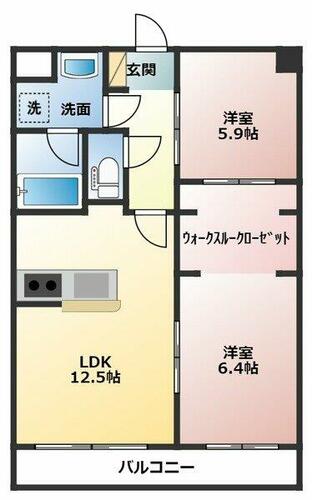 同じ建物の物件間取り写真 - ID:244003972858