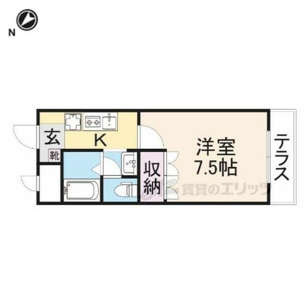 ウィンディヴィレッジ 101｜奈良県吉野郡大淀町大字下渕(賃貸アパート1K・1階・24.75㎡)の写真 その2