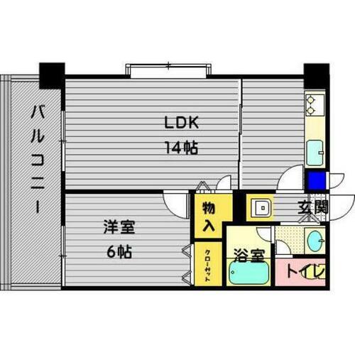 グリーンビュー長尾107の間取り