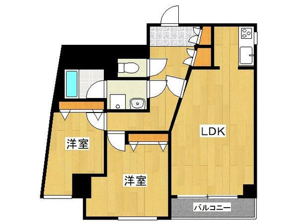 兵庫県神戸市垂水区東舞子町(賃貸マンション2LDK・6階・66.60㎡)の写真 その2