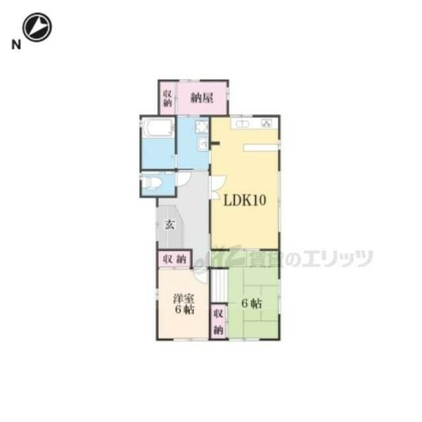 滋賀県甲賀市甲南町深川(賃貸一戸建2LDK・--・79.54㎡)の写真 その2