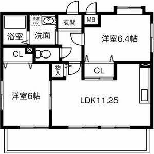 同じ建物の物件間取り写真 - ID:223032874616