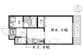 ｗｉｎ２１ 201 ｜ 京都府京都市伏見区竹田西段川原町（賃貸マンション1K・2階・28.50㎡） その2