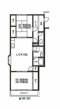 山田共同住宅 203｜愛知県豊橋市佐藤５丁目(賃貸アパート2LDK・2階・59.00㎡)の写真 その2