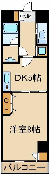 オーキッドレジデンス板橋 0308｜東京都板橋区板橋２丁目(賃貸マンション1DK・3階・31.54㎡)の写真 その2