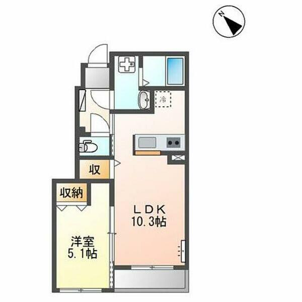 仮）南区上鶴間本町新築工事 102｜神奈川県相模原市南区上鶴間本町６丁目(賃貸アパート1LDK・1階・38.61㎡)の写真 その2