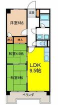 リエス豊田浄水 406 ｜ 愛知県豊田市浄水町南平（賃貸マンション3LDK・4階・60.40㎡） その2