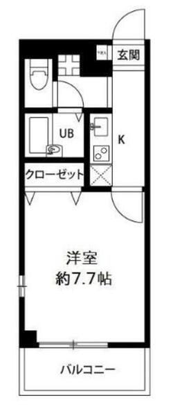 アンプルール　フェール　平山｜東京都北区赤羽３丁目(賃貸マンション1K・2階・24.77㎡)の写真 その2