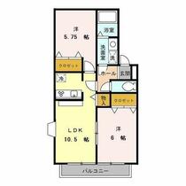 ルミナール 205 ｜ 埼玉県北足立郡伊奈町中央１丁目（賃貸アパート2LDK・2階・50.42㎡） その2