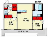 カーサ宮ノ前　直方　Ｂ棟のイメージ