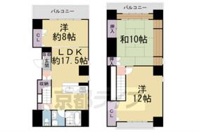 ルネ河原町 803 ｜ 京都府京都市下京区五条通柳馬場東入塩竈町（賃貸マンション3LDK・8階・119.85㎡） その2