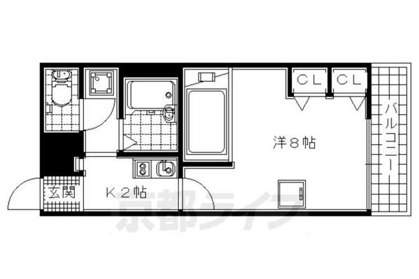 レオパレスおおまち 211｜京都府宇治市槇島町大町(賃貸マンション1K・2階・21.81㎡)の写真 その2