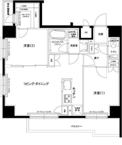 同じ建物の物件間取り写真 - ID:213103774795