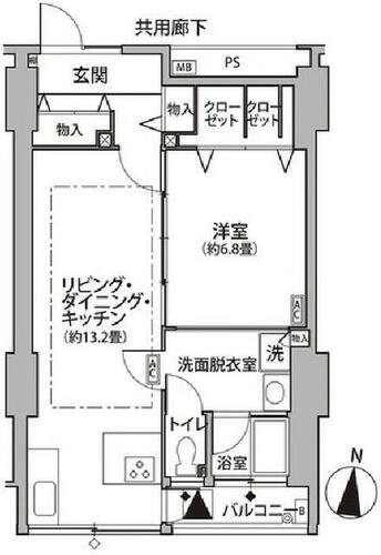 同じ建物の物件間取り写真 - ID:213107369280