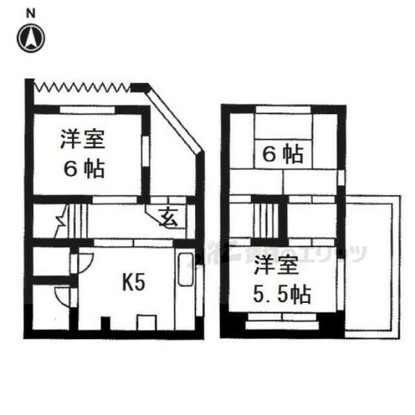 大阪府寝屋川市高柳５丁目(賃貸一戸建3DK・--・47.00㎡)の写真 その1