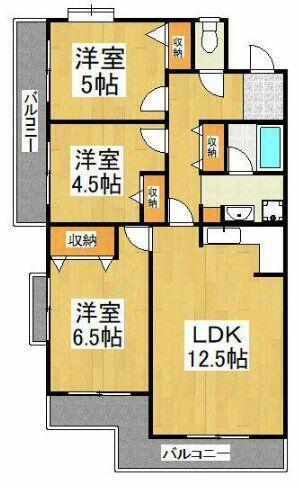 埼玉県志木市柏町６丁目(賃貸マンション3LDK・2階・64.29㎡)の写真 その2