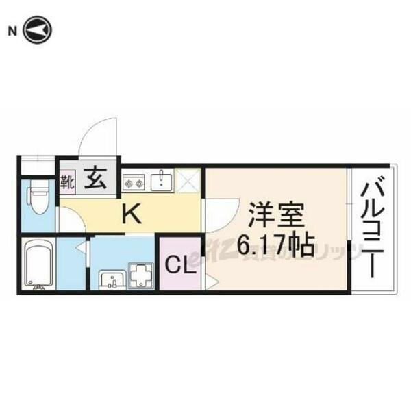 大阪府枚方市宮之阪３丁目(賃貸アパート1K・3階・22.68㎡)の写真 その2