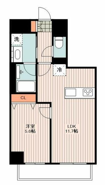 アヴニールイシ南千住｜東京都台東区日本堤１丁目(賃貸マンション1LDK・4階・40.06㎡)の写真 その2