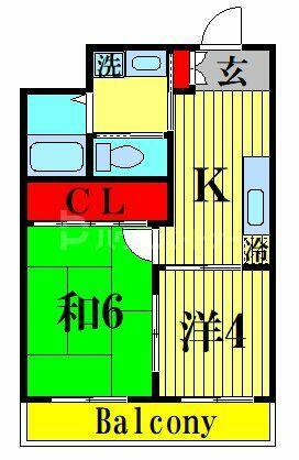 パークエステート 301｜東京都江戸川区本一色２丁目(賃貸マンション2DK・3階・36.50㎡)の写真 その2