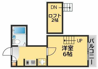 大阪府大阪市東淀川区相川２丁目（アパート）の賃貸物件の間取り