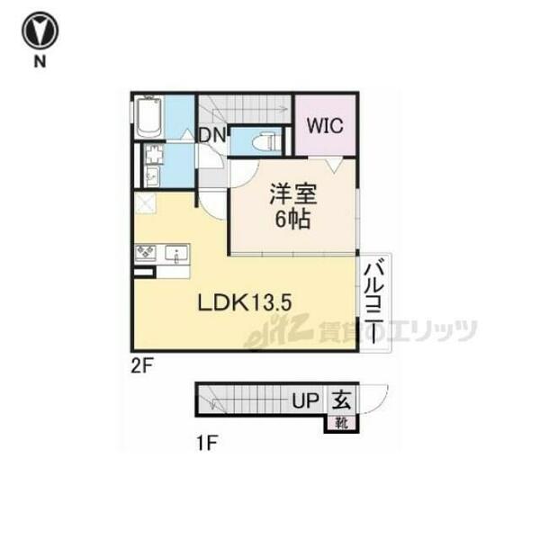 セレーノ２ 201｜奈良県橿原市縄手町(賃貸アパート1LDK・2階・49.00㎡)の写真 その2