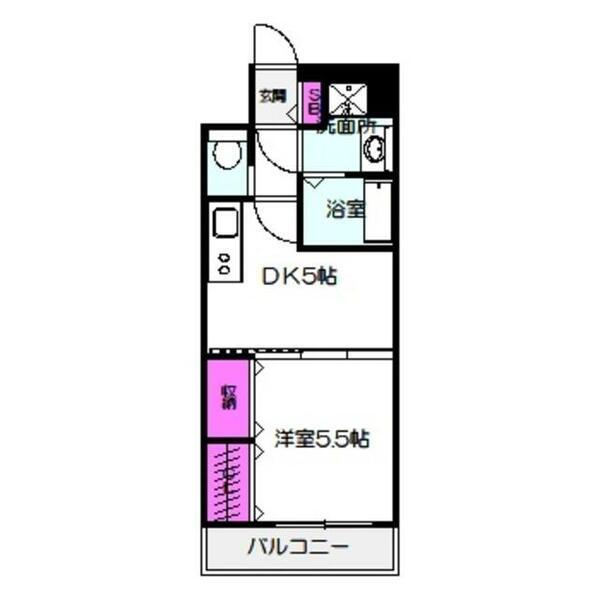 ＣＩＴＹ　ＳＰＩＲＥ鶴見｜大阪府大阪市鶴見区鶴見５丁目(賃貸マンション1DK・8階・28.22㎡)の写真 その2