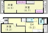 神戸市垂水区塩屋町６丁目 2階建 築49年のイメージ