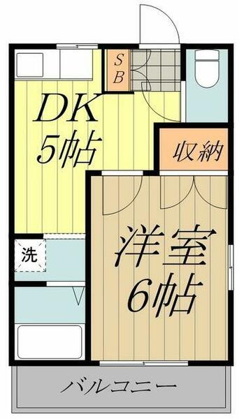 ミントハウス 105｜東京都武蔵野市中町３丁目(賃貸マンション1DK・1階・25.00㎡)の写真 その2
