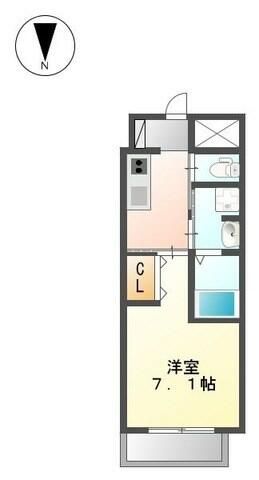 愛知県名古屋市千種区茶屋坂通２丁目(賃貸マンション1K・2階・27.88㎡)の写真 その2