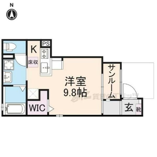 フィオーレ 101｜奈良県北葛城郡王寺町本町２丁目(賃貸アパート1R・1階・29.40㎡)の写真 その2