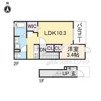 奈良県北葛城郡王寺町本町２丁目（賃貸アパート1LDK・2階・37.63㎡） その2