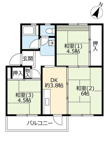 同じ建物の物件間取り写真 - ID:229009127146